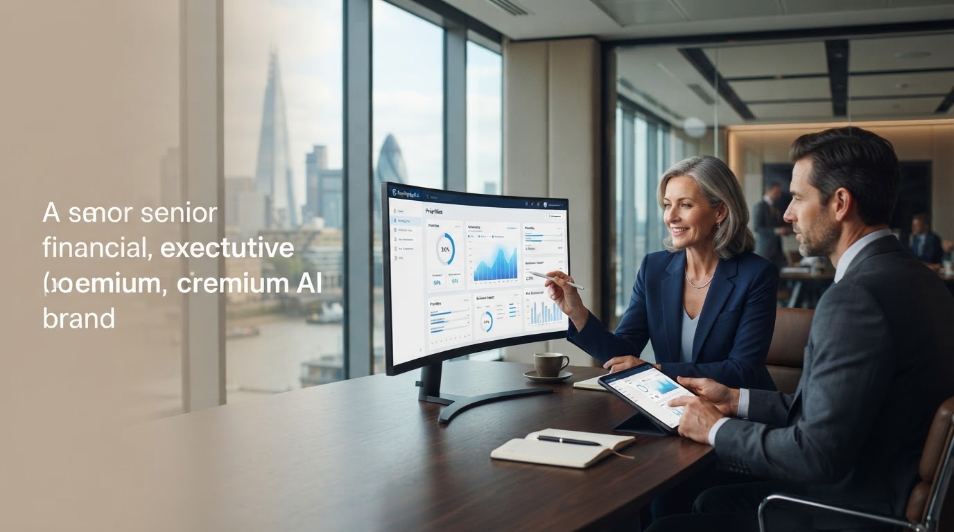 SterlingVault AI data analysis interface used for long-term financial planning